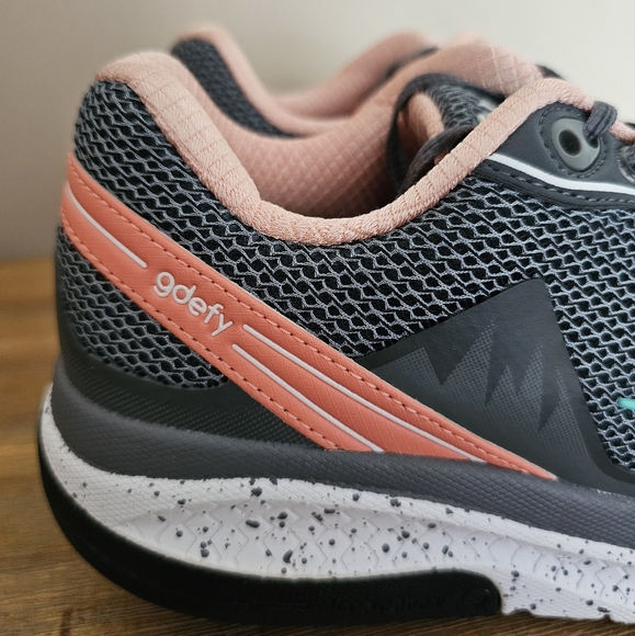 Brooks Gray and Pink Athletic Shoes - Picture 2 of 10